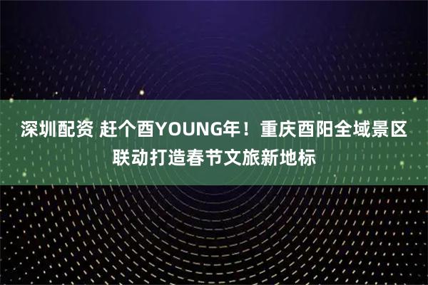 深圳配资 赶个酉YOUNG年！重庆酉阳全域景区联动打造春节文旅新地标